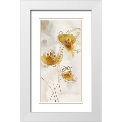 Moderno II White Modern Wood Framed Art Print with Double Matting by Black, Alex