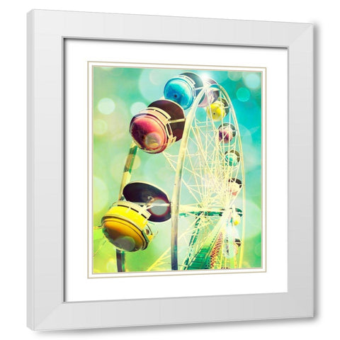 Lighter than Air White Modern Wood Framed Art Print with Double Matting by Cadloff, Robert