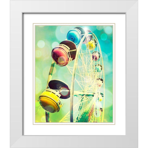 Lighter than Air White Modern Wood Framed Art Print with Double Matting by Cadloff, Robert