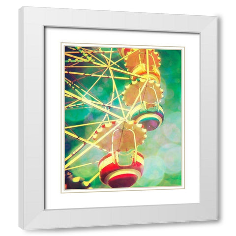 Tibidabo White Modern Wood Framed Art Print with Double Matting by Cadloff, Robert