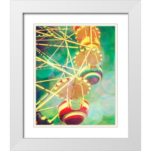 Tibidabo White Modern Wood Framed Art Print with Double Matting by Cadloff, Robert