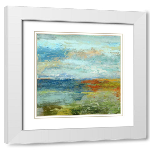 Deeper Meaning White Modern Wood Framed Art Print with Double Matting by Hove, Beth Ten