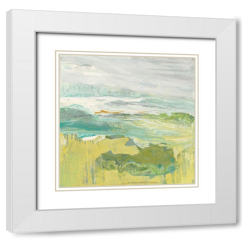 From The Shore II White Modern Wood Framed Art Print with Double Matting by Rowan, Grace