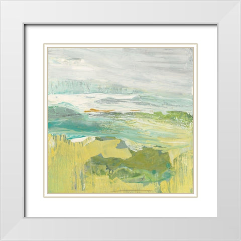 From The Shore II White Modern Wood Framed Art Print with Double Matting by Rowan, Grace