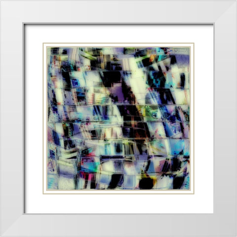 Tandem White Modern Wood Framed Art Print with Double Matting by Bingham, John