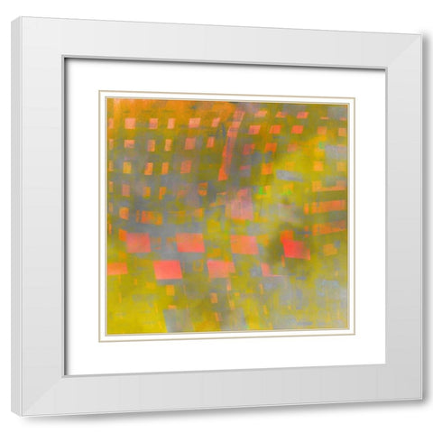 Suspension White Modern Wood Framed Art Print with Double Matting by Bingham, John
