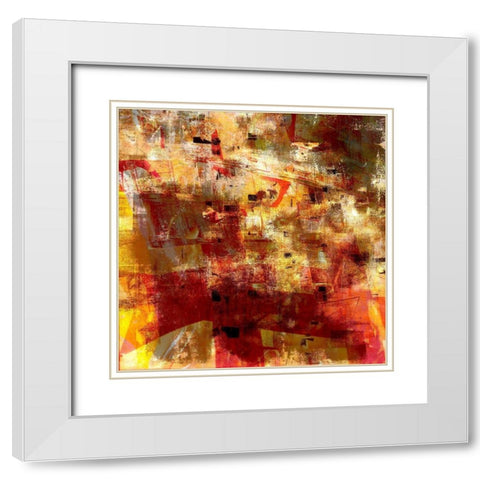 Colossus White Modern Wood Framed Art Print with Double Matting by Bingham, John