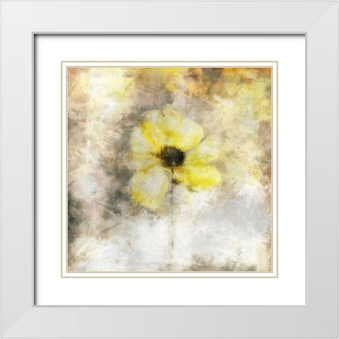 Sepia Bloom IV White Modern Wood Framed Art Print with Double Matting by Bingham, John