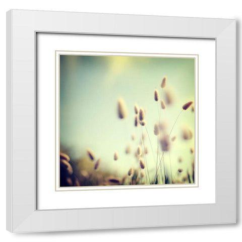 Tell Me a Secret White Modern Wood Framed Art Print with Double Matting by Bock, Alicia