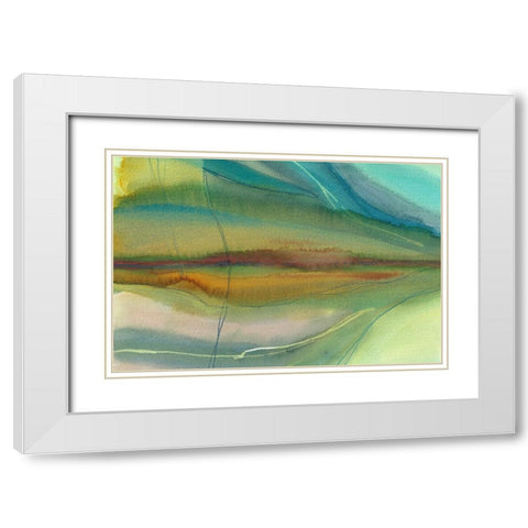 Trovato  White Modern Wood Framed Art Print with Double Matting by Errico and Slyp