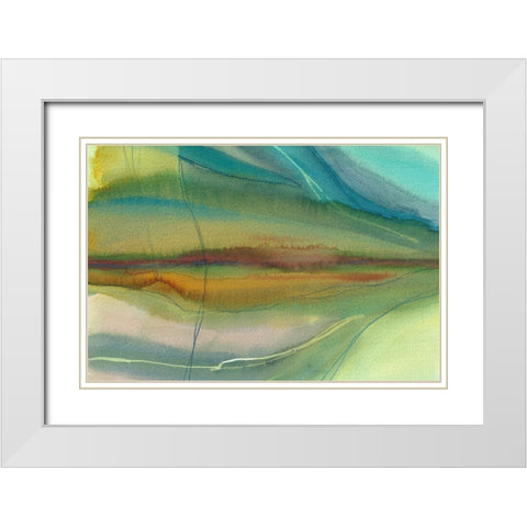 Trovato  White Modern Wood Framed Art Print with Double Matting by Errico and Slyp