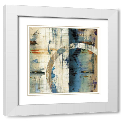 Torn I White Modern Wood Framed Art Print with Double Matting by Bradley, Tim