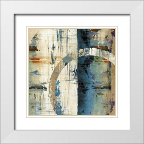 Torn I White Modern Wood Framed Art Print with Double Matting by Bradley, Tim