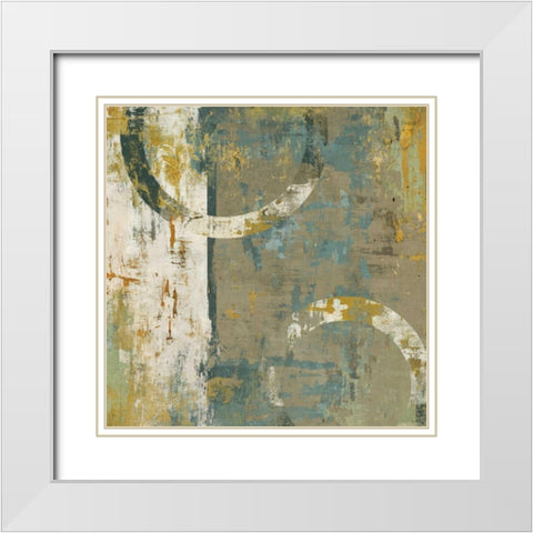 Elation I White Modern Wood Framed Art Print with Double Matting by Bradley, Tim