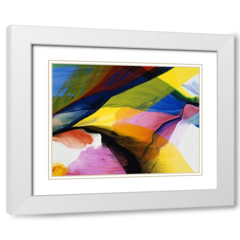 Stop and Smell the Roses White Modern Wood Framed Art Print with Double Matting by Ridgeway, Bette