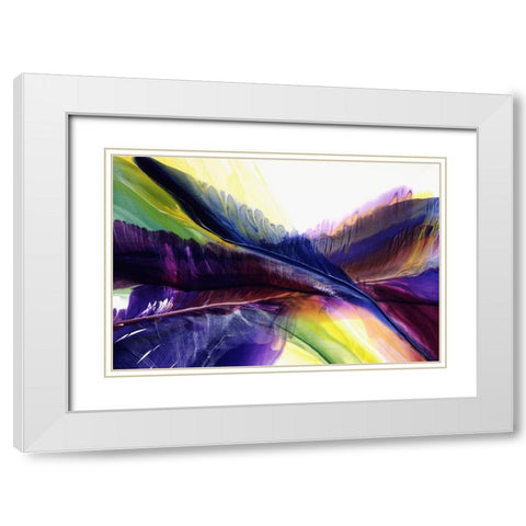 Primordial Place White Modern Wood Framed Art Print with Double Matting by Ridgeway, Bette