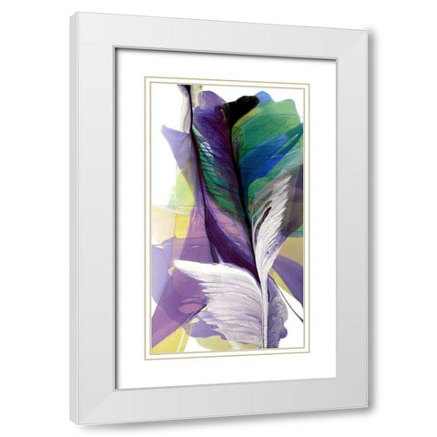 Flights of Fancy White Modern Wood Framed Art Print with Double Matting by Ridgeway, Bette