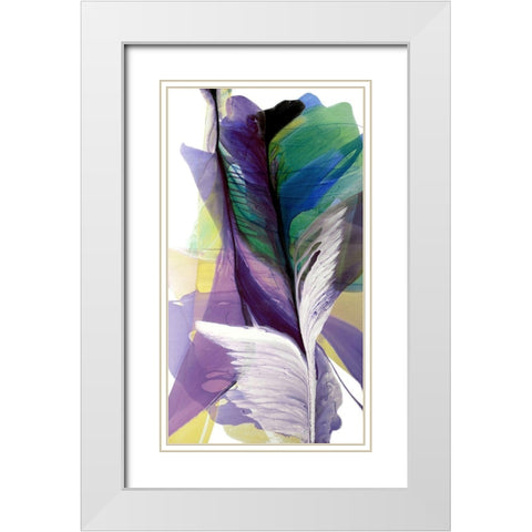 Flights of Fancy White Modern Wood Framed Art Print with Double Matting by Ridgeway, Bette