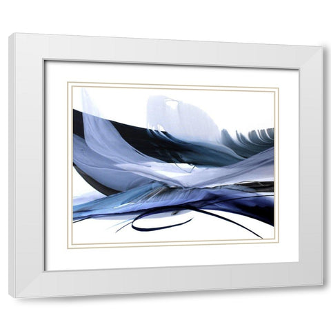 Echoes of Love White Modern Wood Framed Art Print with Double Matting by Ridgeway, Bette