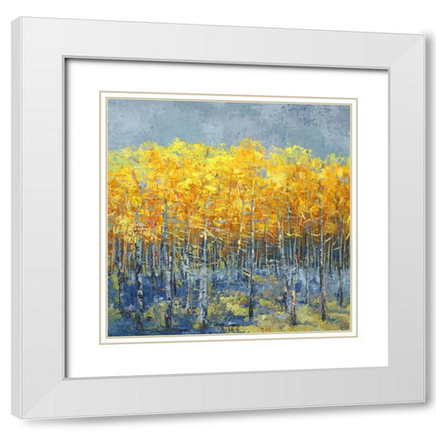 Untouched White Modern Wood Framed Art Print with Double Matting by Dolce, Carmen