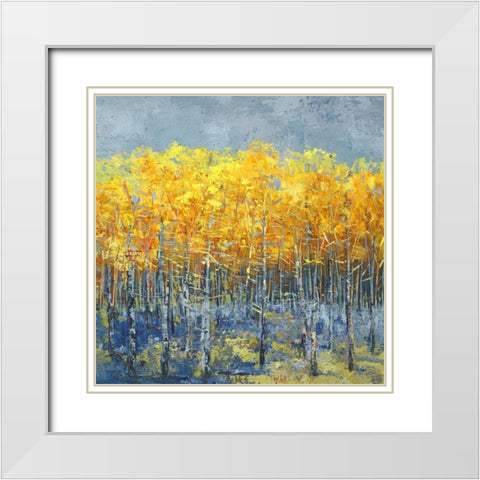Untouched White Modern Wood Framed Art Print with Double Matting by Dolce, Carmen