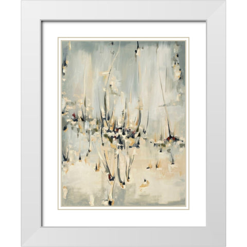 Sowing the Wind White Modern Wood Framed Art Print with Double Matting by Ligeros, Cynthia