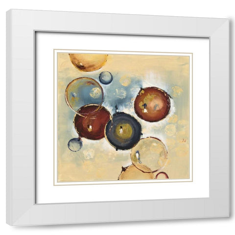 Ascent White Modern Wood Framed Art Print with Double Matting by Ligeros, Cynthia