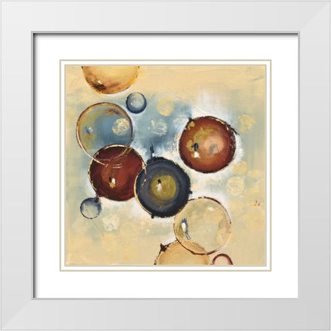 Ascent White Modern Wood Framed Art Print with Double Matting by Ligeros, Cynthia