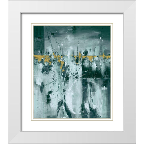 Sweet Sorrow White Modern Wood Framed Art Print with Double Matting by Ligeros, Cynthia