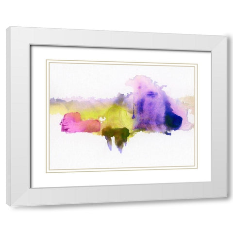 Vestige II White Modern Wood Framed Art Print with Double Matting by Essue, Christina