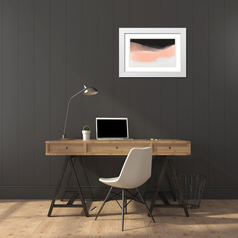Luminous II White Modern Wood Framed Art Print with Double Matting by Essue, Christina