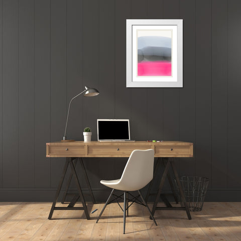 Apparition White Modern Wood Framed Art Print with Double Matting by Essue, Christina