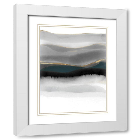 Impressions  White Modern Wood Framed Art Print with Double Matting by Essue, Christina