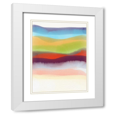 Impressions  White Modern Wood Framed Art Print with Double Matting by Essue, Christina