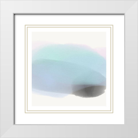 Breeze I White Modern Wood Framed Art Print with Double Matting by Essue, Christina