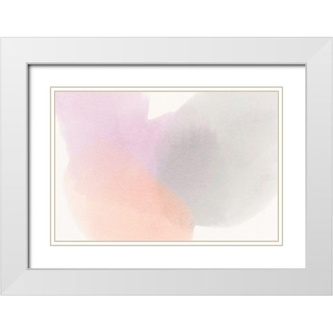 In Sync I  White Modern Wood Framed Art Print with Double Matting by Essue, Christina