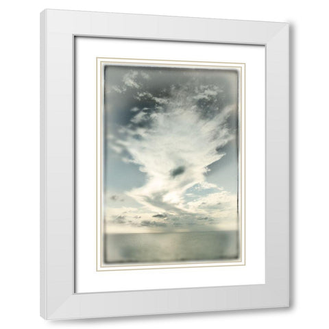 Sky Calling I  White Modern Wood Framed Art Print with Double Matting by Connolly, Karin