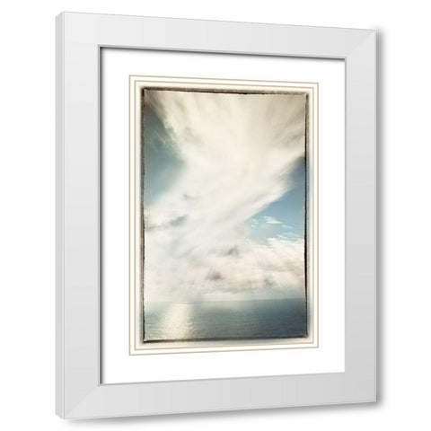Sky Calling II  White Modern Wood Framed Art Print with Double Matting by Connolly, Karin