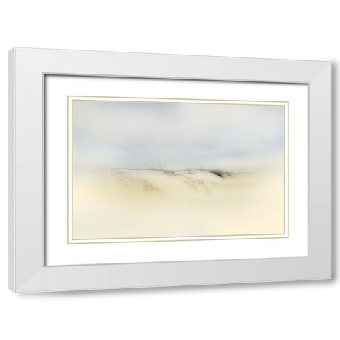 Desert Land  White Modern Wood Framed Art Print with Double Matting by Connolly, Karin