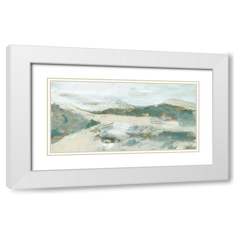 Spring Ski MountianÂ  White Modern Wood Framed Art Print with Double Matting by Project C