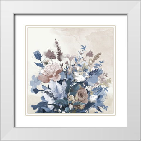 Meadow Magic White Modern Wood Framed Art Print with Double Matting by Jacob Q