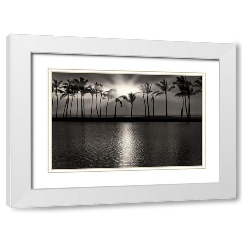 Summer Breezes III White Modern Wood Framed Art Print with Double Matting by Frates, Dennis