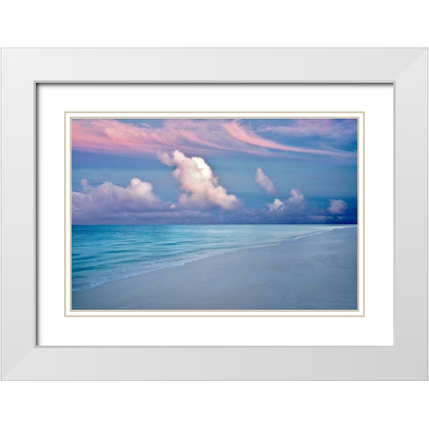 Skyfall II White Modern Wood Framed Art Print with Double Matting by Frates, Dennis