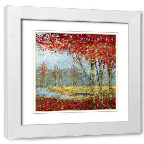 Into the Light I White Modern Wood Framed Art Print with Double Matting by Dolce, Carmen