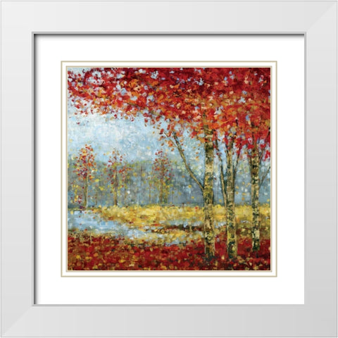 Into the Light I White Modern Wood Framed Art Print with Double Matting by Dolce, Carmen