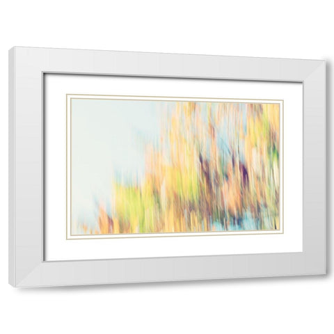 Back to September II  White Modern Wood Framed Art Print with Double Matting by SD Enterprises