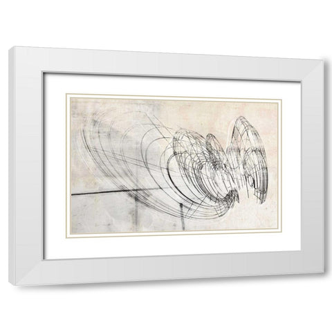 Traipse I White Modern Wood Framed Art Print with Double Matting by Varrasso, Enrico