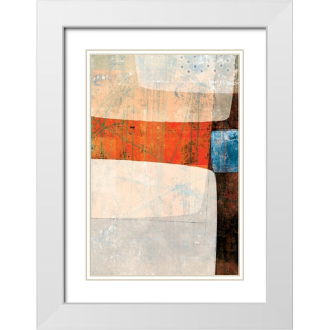 Vegabond III White Modern Wood Framed Art Print with Double Matting by Varrasso, Enrico