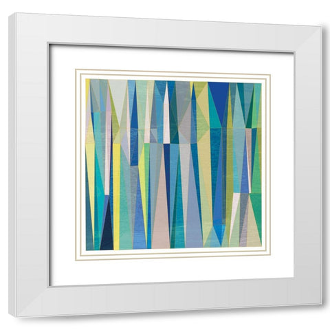Summer Ice II White Modern Wood Framed Art Print with Double Matting by Varrasso, Enrico