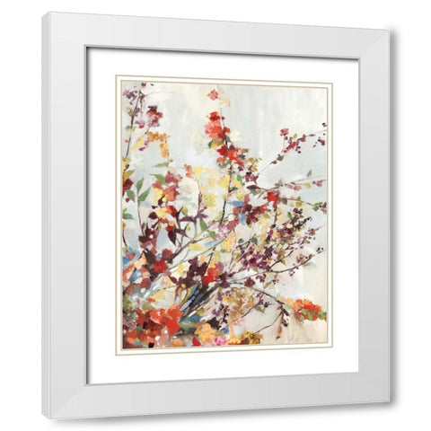 Early Bloom I White Modern Wood Framed Art Print with Double Matting by K, Ella